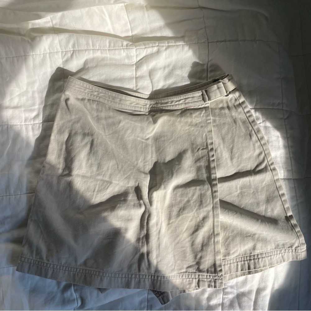 Vintage Lord & Taylor Khaki Wrap Skort - 2P